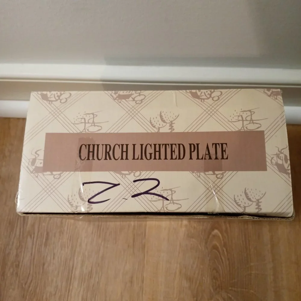 Decorative Church Lighted Plate - Picture 3 of 10